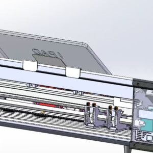 HYZO HD24-PRO Double Head - ماكينة تشريح الاستيكر وصناعة العلب – نظام الرأس المزدوج